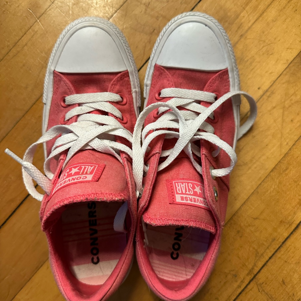 Converse Pink Canvas Sneakers